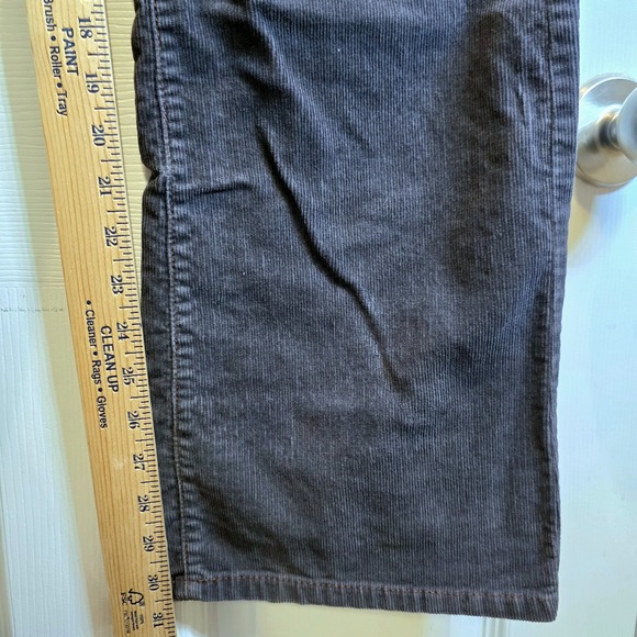 Polo Jeans Co Ralph Lauren Corduroy Pants Womens 12 x 32 Dark Gray Boot Mid-Rise - Picture 10 of 11